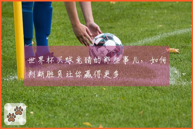 世界杯买球竞猜的那些事儿，如何判断胜负让你赢得更多