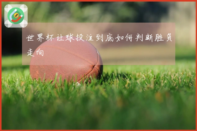世界杯让球投注到底如何判断胜负走向